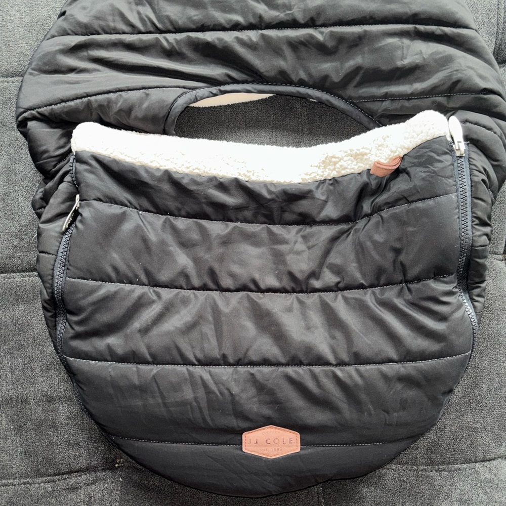 JJ Cole Black Infant Car seat Cover